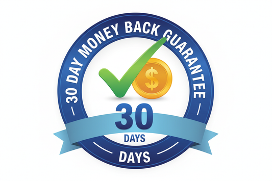 30 day money back guarantee, make the background white 